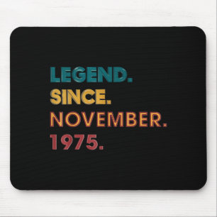 Alfombrilla De Ratón Leyenda 1975 50 Cumpleaños Para Hombres Mujeres 50