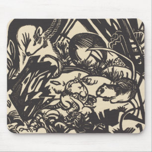 Alfombrilla De Ratón Leyenda animal Tierlegende de Franz Marc el  