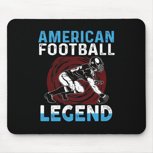 Alfombrilla De Ratón Leyenda de Fútbol de Estados Unidos (Frente)