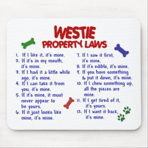 Alfombrilla De Ratón Leyes 2 de la propiedad de WESTIE