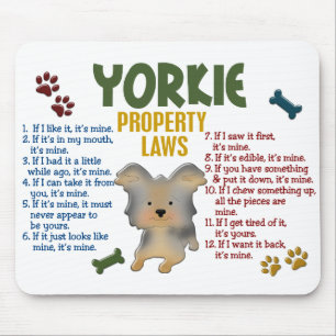 Alfombrilla De Ratón Leyes 4 de la propiedad de Yorkie