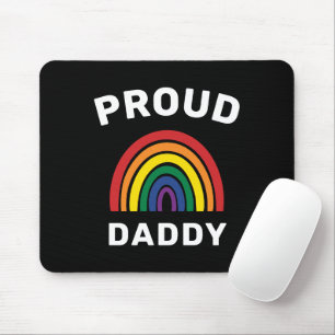 Alfombrilla De Ratón LGBTQ Orgulloso papá Gay Orgullo del Día del Padre