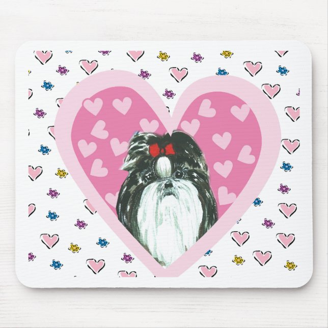 Alfombrilla De Ratón Lhasa Apso (Frente)