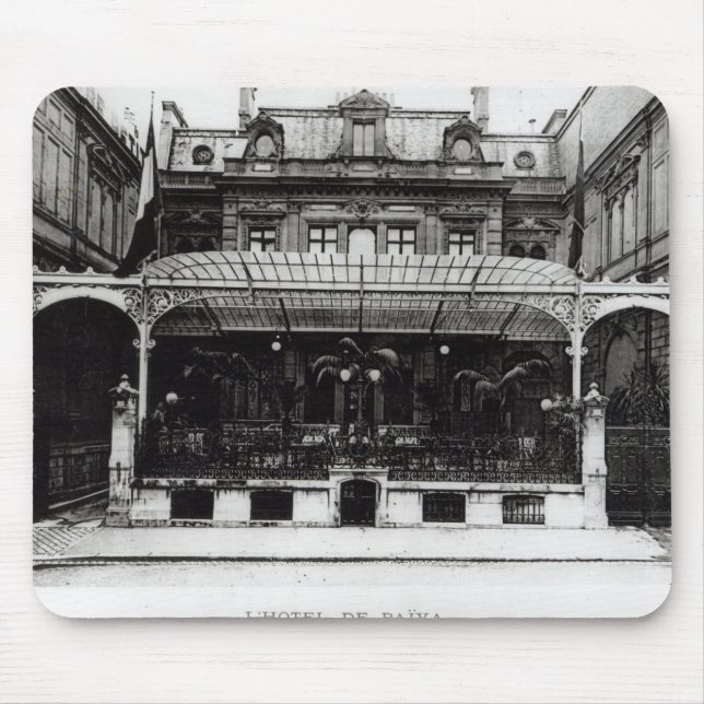 Alfombrilla De Ratón L'Hotel de Paiva en el Champs-Elysees (Frente)