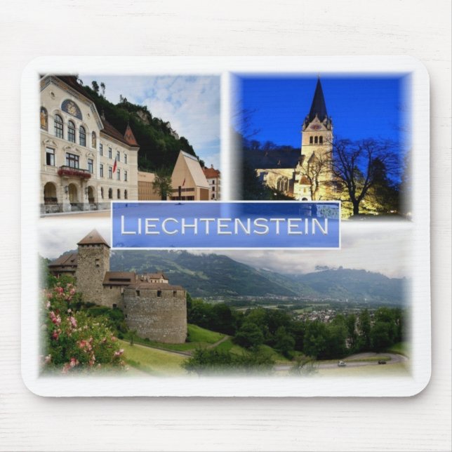 Alfombrilla De Ratón LI Liechtenstein - Vaduz - (Frente)