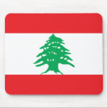 Alfombrilla De Ratón Líbano<br><div class="desc">Bandera de Líbano. La bandera de Líbano (árabe: el علملبنان) se forma de dos rayas rojas horizontales que envuelven una raya blanca horizontal. El cedro verde en el centro toca cada uno de las rayas rojas y su anchura es una mitad de la anchura de la bandera. Fue diseñada para...</div>