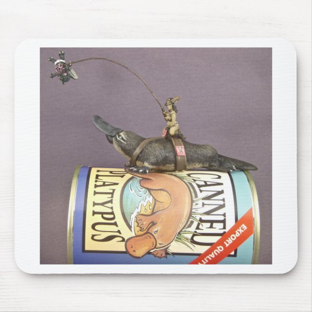 Alfombrilla De Ratón Libby en un platypus en un mousepad (Frente)