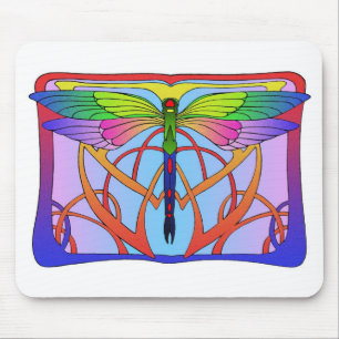 Alfombrilla De Ratón Libélula Mousepad