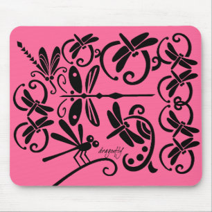 Alfombrilla De Ratón Libélulas Mousepad