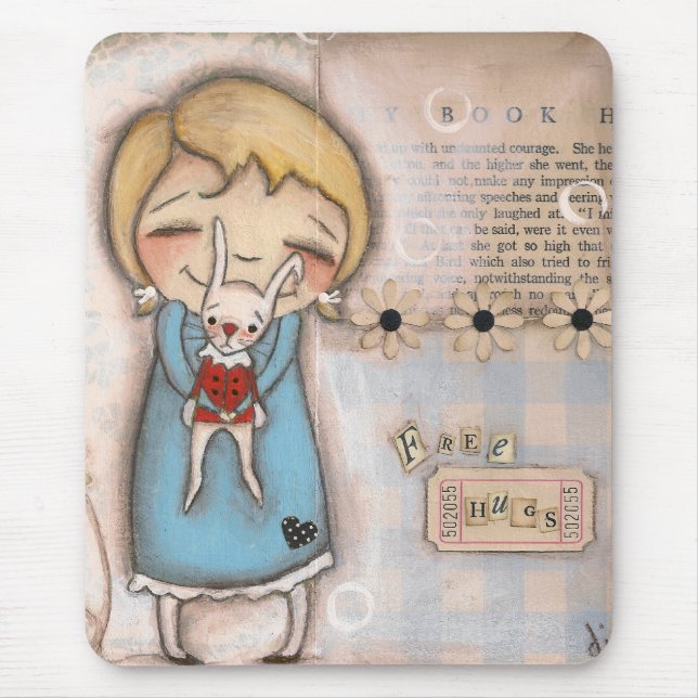 Alfombrilla De Ratón Libere los abrazos - cojín de ratón (Frente)