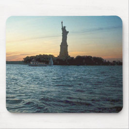Alfombrilla De Ratón Libertad en la puesta del sol Mousepad