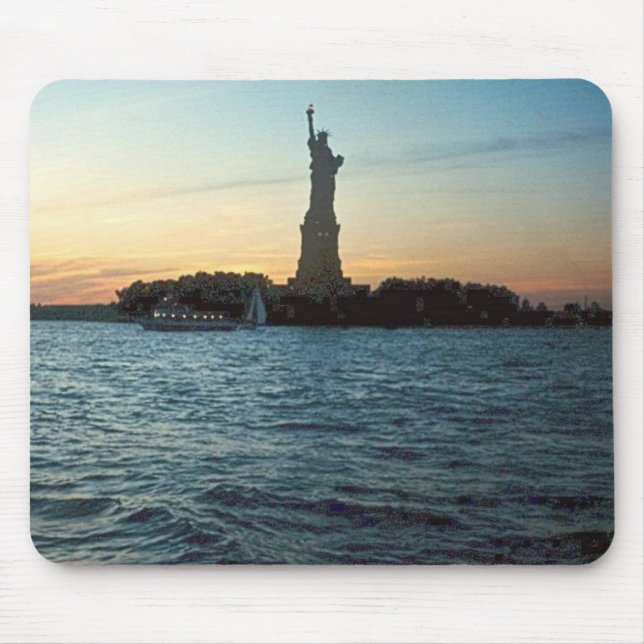 Alfombrilla De Ratón Libertad en la puesta del sol Mousepad (Frente)