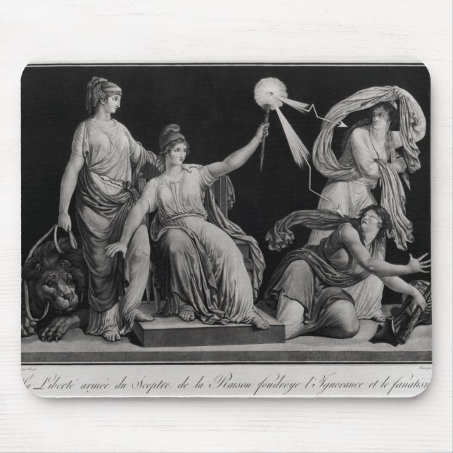 Alfombrilla De Ratón Libertad, pegando abajo de ignorancia y de (Frente)