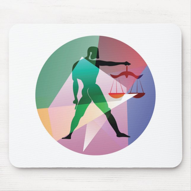 Alfombrilla De Ratón libra abstracta (Frente)