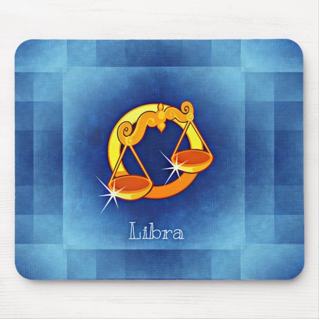 Alfombrilla De Ratón libra horoscope (Frente)