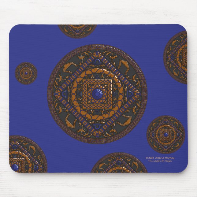 Alfombrilla De Ratón Libra Mandala Mousepad (Frente)