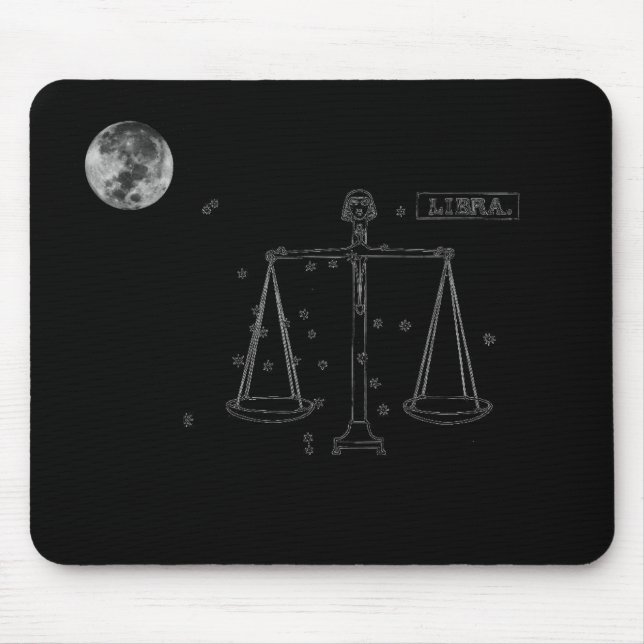Alfombrilla De Ratón Libra Mouse Pad (Frente)