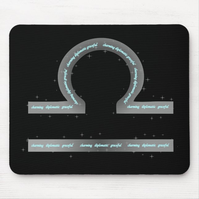 Alfombrilla De Ratón Libra Mousepad (Frente)