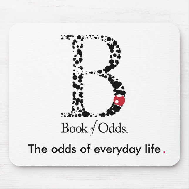Alfombrilla De Ratón Libro del cojín de ratón de las probabilidades (Frente)