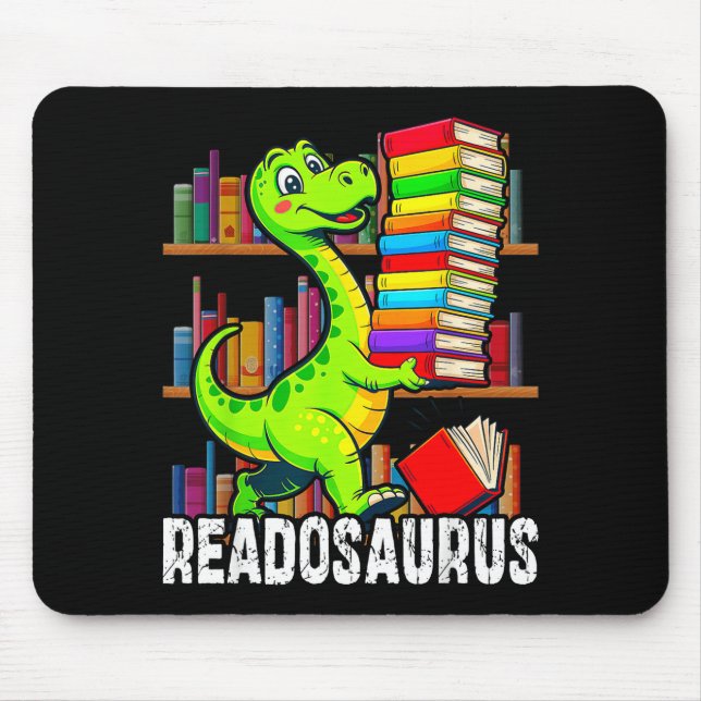 Alfombrilla De Ratón Libro divertido readosaurus libros de dinosaurios  (Frente)