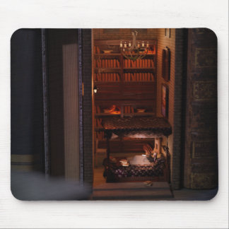 Alfombrilla De Ratón Libro en miniatura nook diorama - lectura en cama