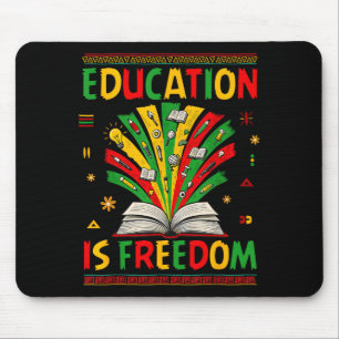 Alfombrilla De Ratón Libros de Educación Es Libertad Amante de la Histo