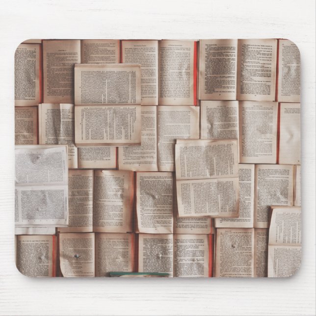 Alfombrilla De Ratón Libros de época (Frente)