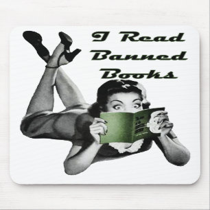 Alfombrilla De Ratón Libros prohibidos Mousepad