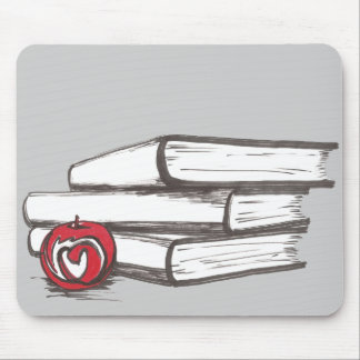 Alfombrilla De Ratón Libros + Un personalizable de Apple el |