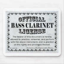 Licencia Bass Clarinet