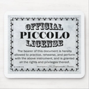 Alfombrilla De Ratón Licencia Piccolo