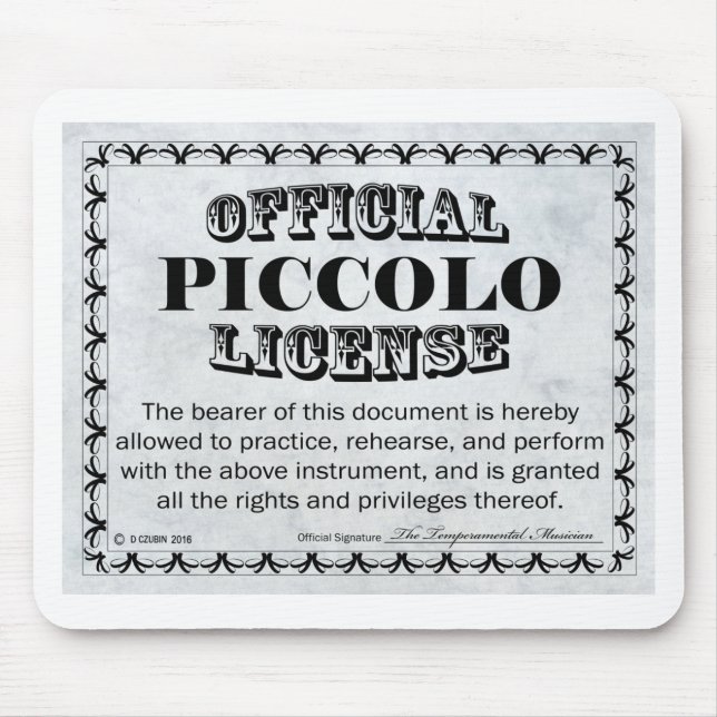 Alfombrilla De Ratón Licencia Piccolo (Frente)