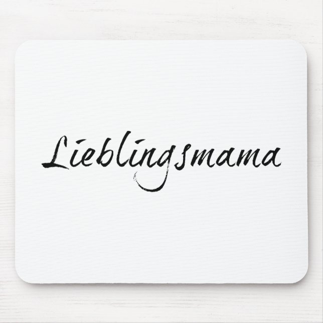 Alfombrilla De Ratón Lieblingsmama (Frente)