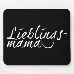 Alfombrilla De Ratón Lieblingsmama - weiß 00001