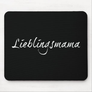 Alfombrilla De Ratón Lieblingsmama - weiß 00001