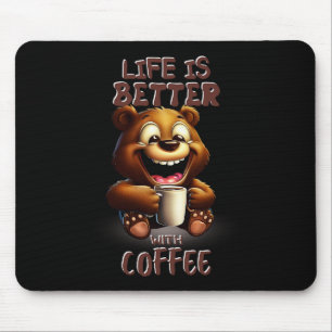 ALFOMBRILLA DE RATÓN LIFE IS BETTER WITH A COFFEE