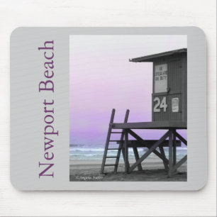 Alfombrilla De Ratón Lifeguard Tower Newport Beach Mousepad