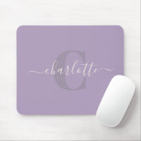 Lila | Nombre de monograma de guión personalizado