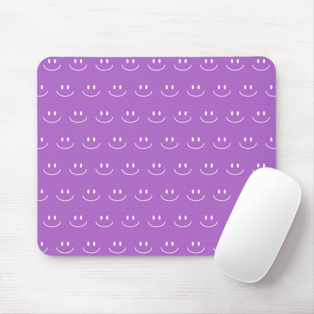 Alfombrilla De Ratón Lilac Smile Pattern Mouse Pad (Con ratón)
