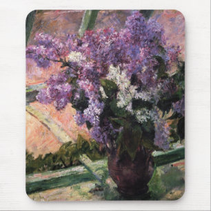 Alfombrilla De Ratón Lilacs En Una Ventana