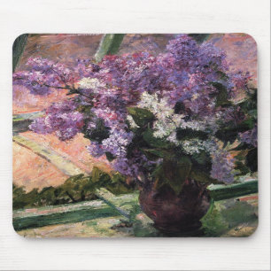Alfombrilla De Ratón Lilacs en una ventana, Mary Cassatt Mousepad