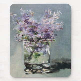 Alfombrilla De Ratón Lilas en un vidrio de Eduardo Manet