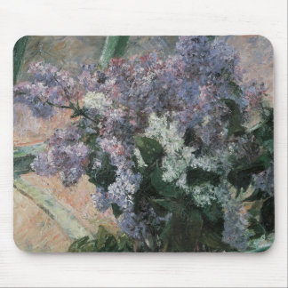 Alfombrilla De Ratón Lilas en una ventana de Mary Cassatt, Arte Antiguo