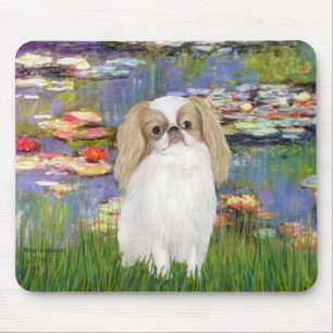 Alfombrilla De Ratón Lilies 2 - Chin japonés )L1)