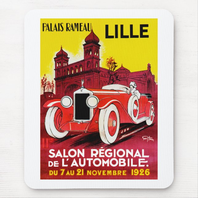 Alfombrilla De Ratón Lille ~ Salón Regional de L'Automobile (Frente)