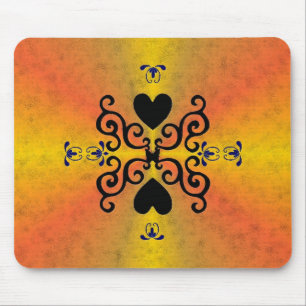 Alfombrilla De Ratón Lily y Heart-Rainbowart