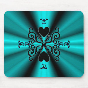 Alfombrilla De Ratón Lily y Heart-Rainbowart