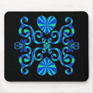 Alfombrilla De Ratón Lily y Heart-Rainbowart