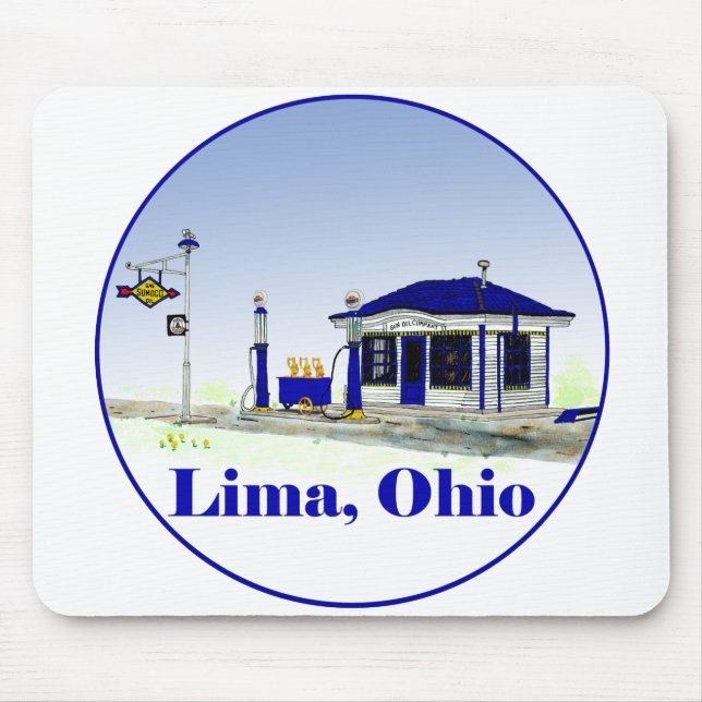 Alfombrilla De Ratón Lima, Ohio (Frente)