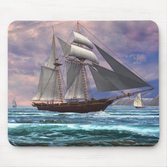 Alfombrilla De Ratón límite de regreso (Frente)